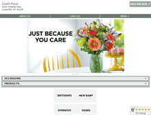 Tablet Screenshot of lloydsflorist.net